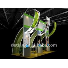 Shanghai customized food booth design with portable aluminum materials